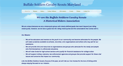 Desktop Screenshot of buffalosoldierscsmd.com