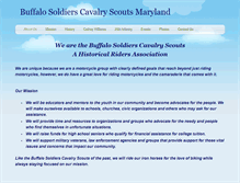 Tablet Screenshot of buffalosoldierscsmd.com